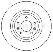 BBD4706 Brzdový kotouč BORG & BECK