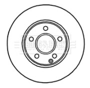BBD4721 Brzdový kotouč BORG & BECK