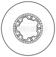 BBD4779 Brzdový kotouč BORG & BECK