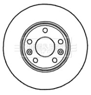 BBD4780 Brzdový kotouč BORG & BECK