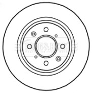 BBD4786 Brzdový kotouč BORG & BECK