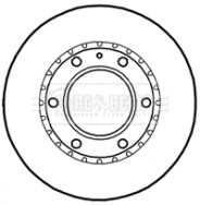 BBD4793 Brzdový kotouč BORG & BECK