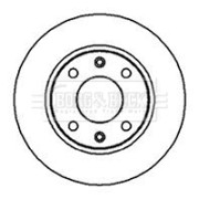 BBD4838 Brzdový kotouč BORG & BECK