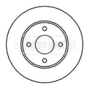 BBD4868 Brzdový kotouč BORG & BECK