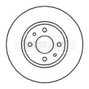 BBD4879 Brzdový kotouč BORG & BECK