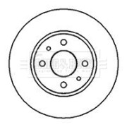 BBD4880 Brzdový kotouč BORG & BECK