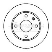 BBD4885 Brzdový kotouč BORG & BECK