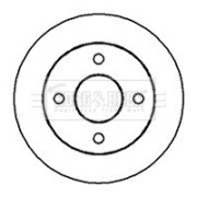 BBD4889 Brzdový kotouč BORG & BECK