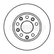 BBD4898 Brzdový kotouč BORG & BECK