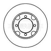 BBD4917 Brzdový kotouč BORG & BECK