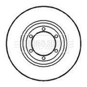 BBD4921 Brzdový kotouč BORG & BECK