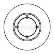 BBD4922 Brzdový kotouč BORG & BECK