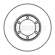 BBD4932 Brzdový kotouč BORG & BECK