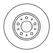 BBD4940 Brzdový kotouč BORG & BECK