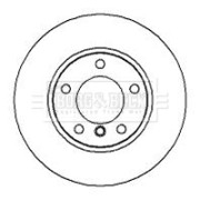 BBD4951 BORG & BECK brzdový kotúč BBD4951 BORG & BECK
