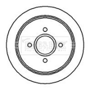 BBD4982 Brzdový kotouč BORG & BECK