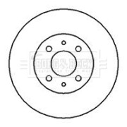 BBD5018 Brzdový kotouč BORG & BECK