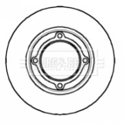 BBD5024 Brzdový kotouč BORG & BECK