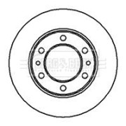 BBD5036 Brzdový kotouč BORG & BECK