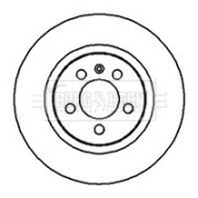 BBD5040 Brzdový kotouč BORG & BECK