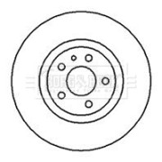 BBD5092 Brzdový kotouč BORG & BECK