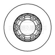 BBD5098 Brzdový kotouč BORG & BECK