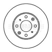 BBD5114 Brzdový kotouč BORG & BECK