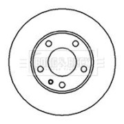 BBD5127 Brzdový kotouč BORG & BECK
