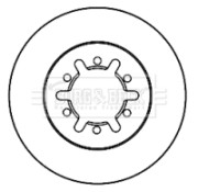 BBD5140 Brzdový kotouč BORG & BECK