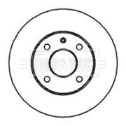 BBD5142 Brzdový kotouč BORG & BECK