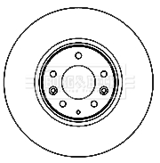 BBD5147 Brzdový kotouč BORG & BECK