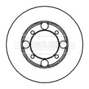 BBD5156 Brzdový kotouč BORG & BECK