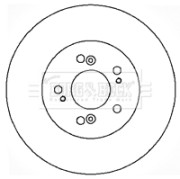 BBD5176 Brzdový kotouč BORG & BECK