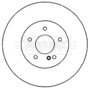 BBD5179 BORG & BECK brzdový kotúč BBD5179 BORG & BECK