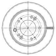 BBD5198 Brzdový kotouč BORG & BECK