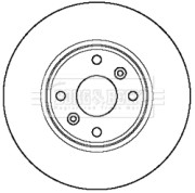 BBD5211 Brzdový kotouč BORG & BECK