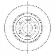 BBD5220 Brzdový kotouč BORG & BECK