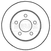 BBD5227 Brzdový kotouč BORG & BECK