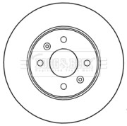 BBD5239 BORG & BECK brzdový kotúč BBD5239 BORG & BECK