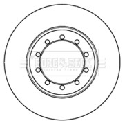 BBD5301 Brzdový kotouč BORG & BECK