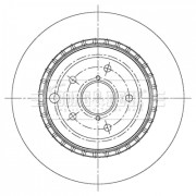 BBD5378 BORG & BECK brzdový kotúč BBD5378 BORG & BECK