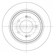 BBD5418 Brzdový kotouč BORG & BECK