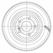 BBD5468 Brzdový kotouč BORG & BECK