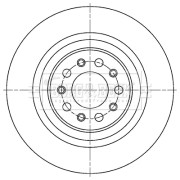 BBD5470 Brzdový kotouč BORG & BECK