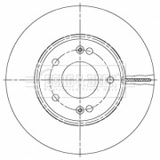 BBD5500 Brzdový kotouč BORG & BECK