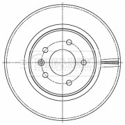 BBD5506 Brzdový kotouč BORG & BECK