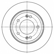 BBD5521 Brzdový kotouč BORG & BECK