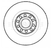 BBD5730S Brzdový kotouč BORG & BECK