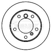BBD5751S BORG & BECK brzdový kotúč BBD5751S BORG & BECK
