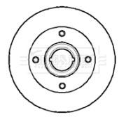 BBD5846S Brzdový kotouč BORG & BECK